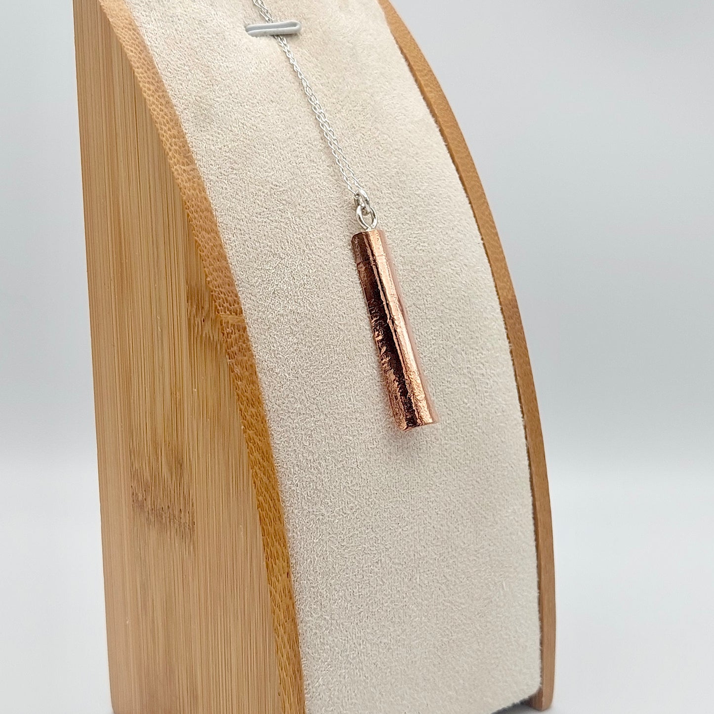 Abstract Pattern Curved Pendant