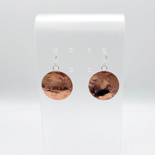Copper Planet Earrings